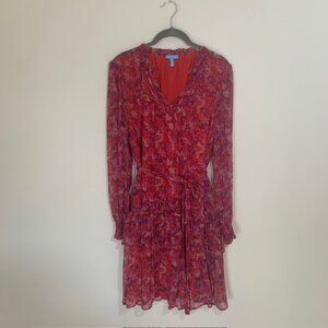 Draper James Southern Belle Cottagecore Reese Witherspoon Long Sleeve Dress - L